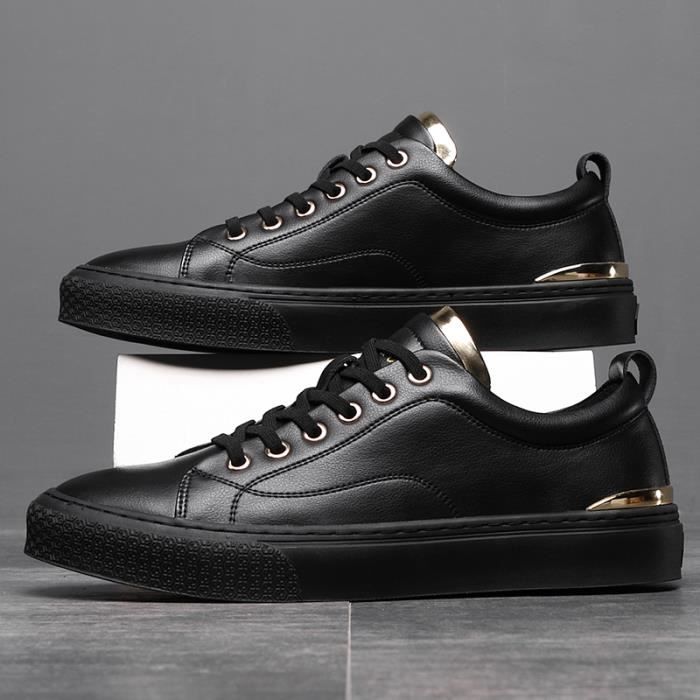 Basket noir et blanche homme clearance