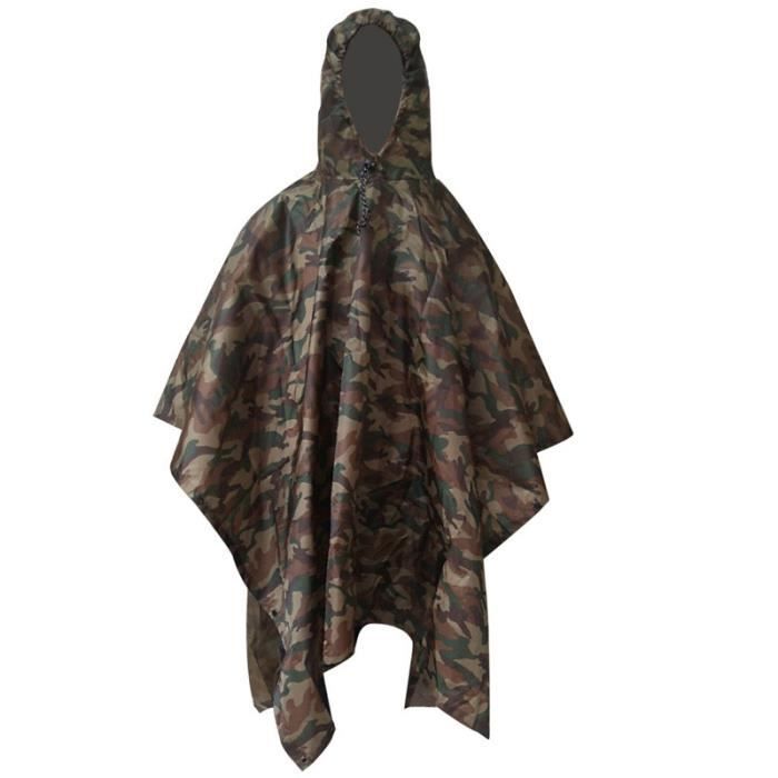 Poncho Imperméable Multicam Avec Imagerie Antithermique - Marque PROPPER, Neuf, Origine Ukraine, Style Militaire