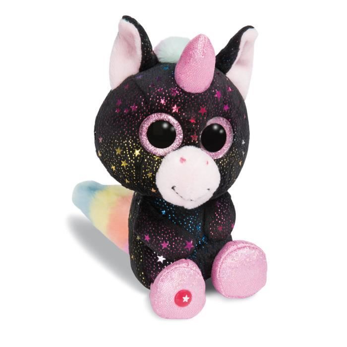 Nici peluche Glubschis licorne junior 15 cm peluche noire Cdiscount Jeux Jouets
