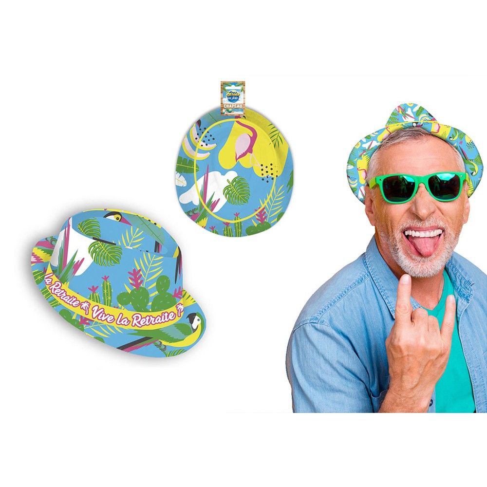CHAPEAU RETRAITE Multicolore CHAPEAU RETRAITE Multicolore