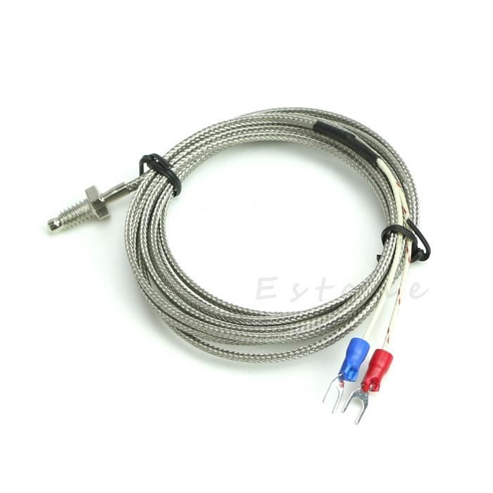 Type K 4M - Capteur De Température à Filetage Thermocouple M6, Type K, E, 0 800 ℃, Sonde Blindée