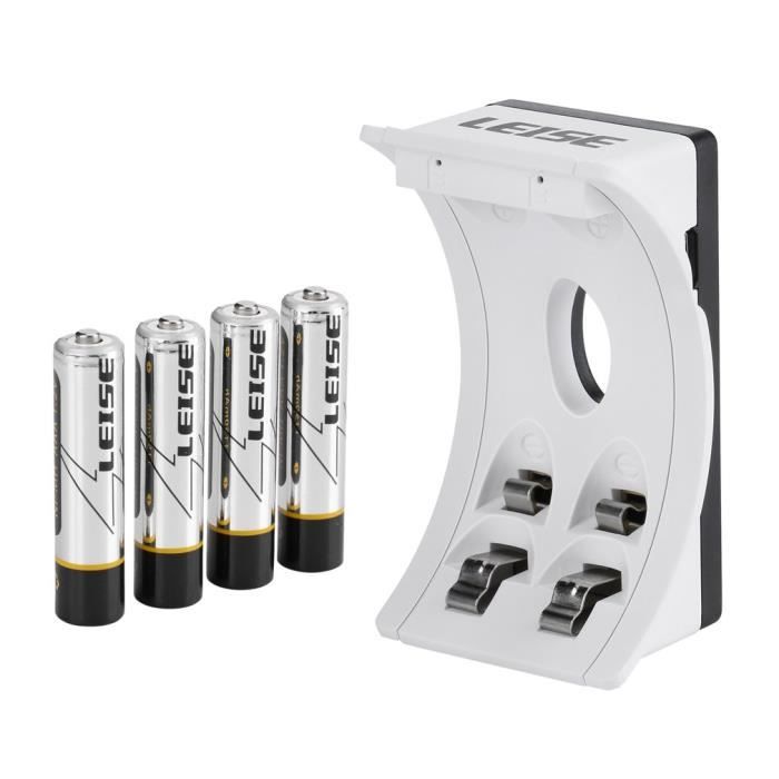 Chargeur universel pour piles alcalines, NiCd, NiMH