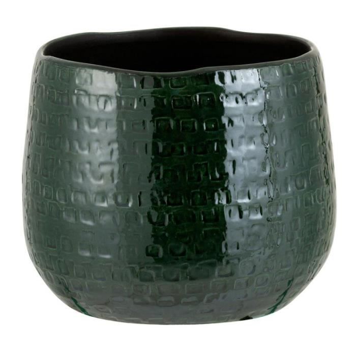 Cache-pot Design - J-LINE - ceramika - Rond - Vert