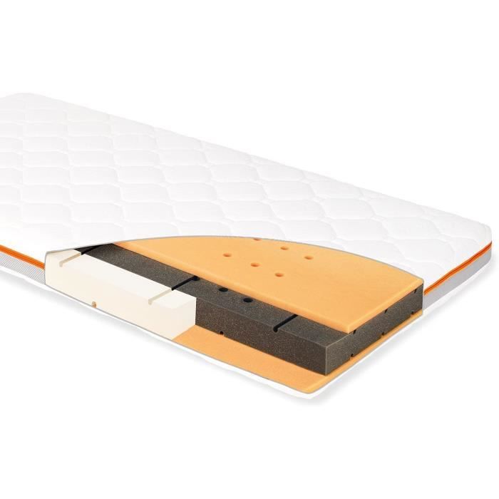 Matelas Enfant 90x60 Cm 4en1 Premium MATERATE - Certifié OEKO-TEX Avec Housse Bambou