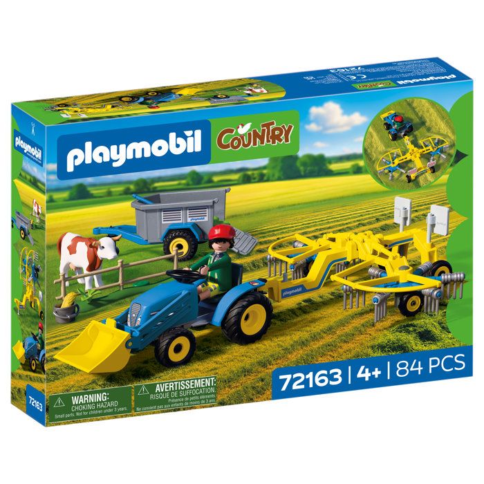 Playmobil Country 72163 Petit tracteur équipé d'une faucheuse à foin - vue 1