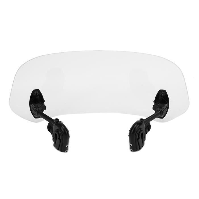 Extension De Pare-brise Moto Universelle Réglable - En ABS, 270x120 Mm, Pour Kawasaki, BMW, Honda, Etc.
