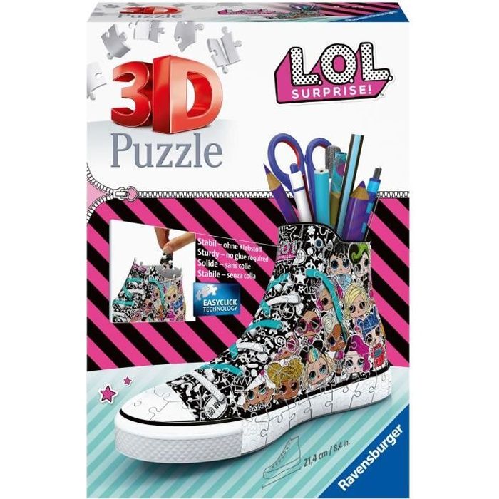 5€37 sur Puzzle 3D Ravensburger Sneaker Disney Frozen La Reine des Neiges 2  - Puzzle 3D - Achat & prix