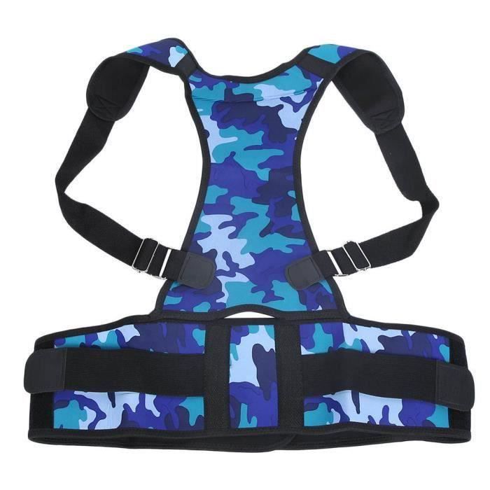Ceinture Lombaire Soutien Dorsal Et Correcteur De Posture - Bandage Pour Maux De Dos Moto Cyclisme Sport (L 100-110 Cm)