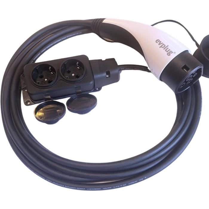 Type 2 Ev Câble Du Chargeur 32A 22kW 3 Phase 5m Voiture Électrique Phev Wallbox