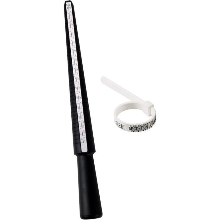 Baguier De Mesure Tailles De Doigts - Kit Complet US/UK A-Z - Outil Précis Pour Homme Et Femme