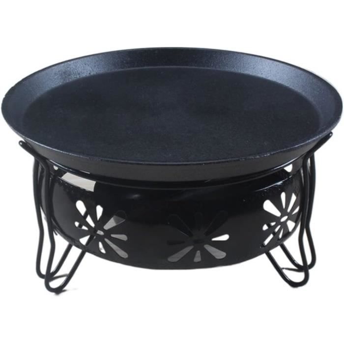 Lot De 5 Grilles Rondes En Fer Pour Barbecue - Résistantes, Réutilisables, Idéales Camping Et Pique-nique (diamètres 25/28/33 Cm)