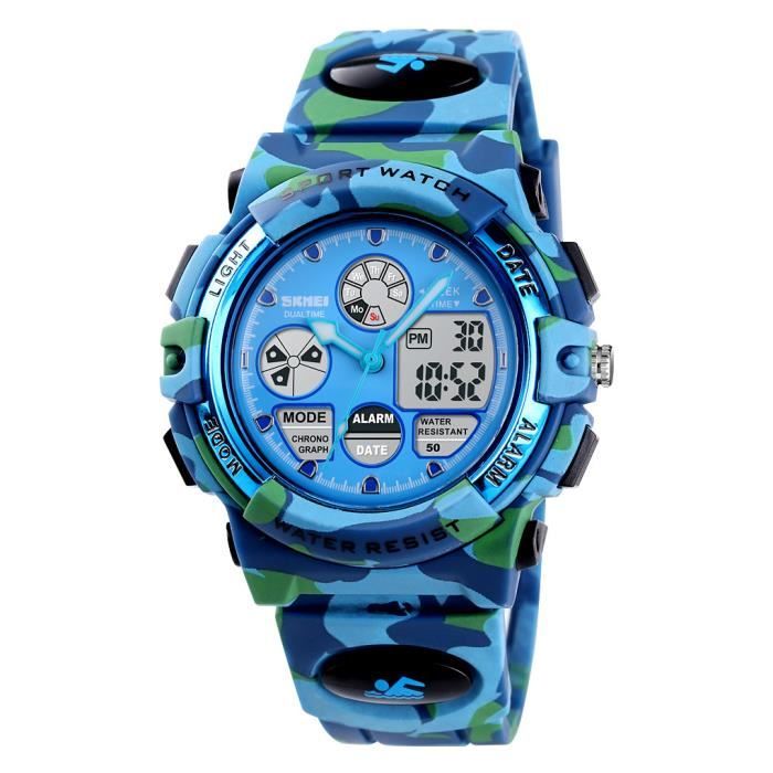 Sport Montre Enfant Garcon Fille de Marque etanche bracelet