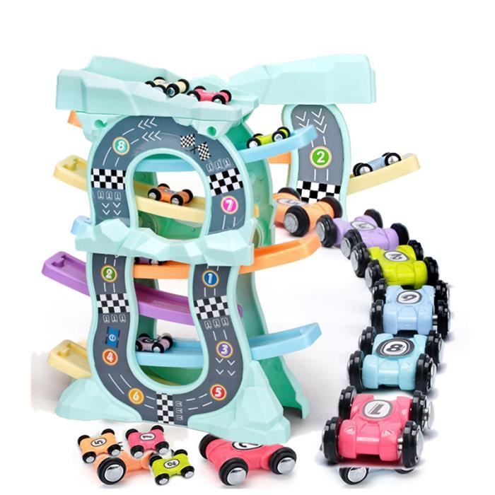 Voitures De Course Modele Jouets Pour Enfants Ramp Racer Voie Ferroviaire Avec Planeurs Petite Voiture Jouet Pour Garcons Cadeaux Achat Vente Voiture Electrique Enfant Cdiscount