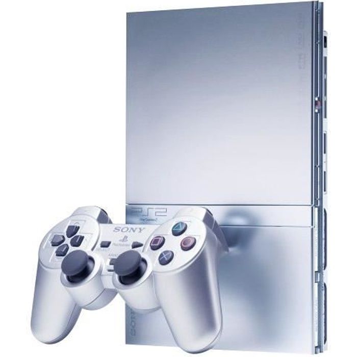 Console PS2 SLIM - Sony - Silver - Carte mémoire - Plateforme PS2