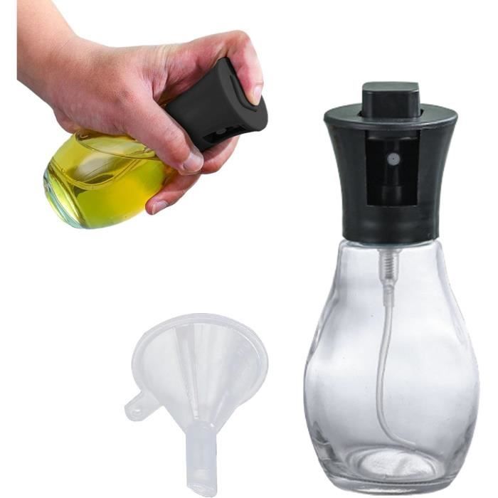 Spray-doseur 2-en-1 En Verre 470 Ml - Pour Huile, Vinaigre, Sauces - Pulvérisation Fine Ou Versement Précis - Sans BPA, Lave-vaisselle