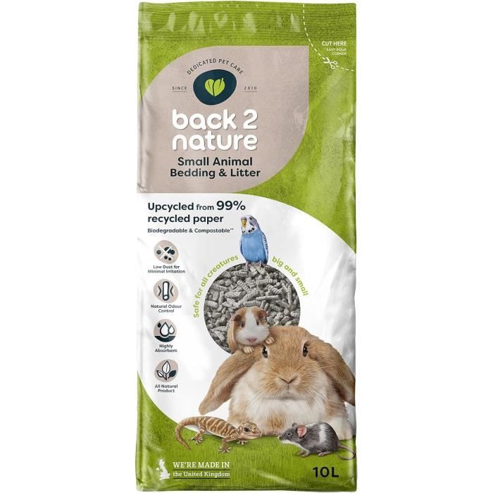 Comparer les prix de Back-2-Nature Couchage-Litière pour Petits Animaux 10[S283]