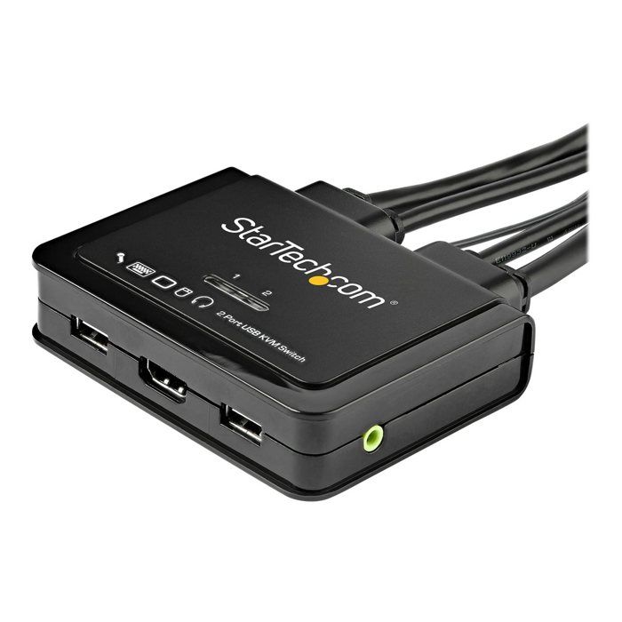Switch KVM - STARTECH - SV211HDUA4K - 2 Ports - 4K 60Hz - Alimenté par USB