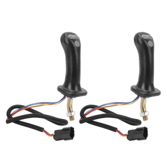 Kit De 2 Joysticks Pour Pelle Doosan DH DX150 à 370-9C - 6 Broches, 3 Boutons - Confortable Et Durable