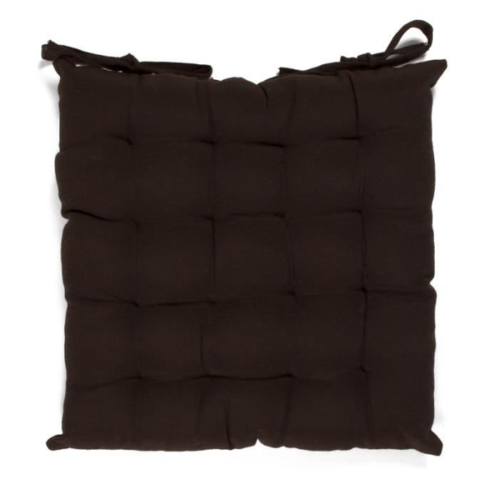 Galette FIRST ( 38x38x1,5cm ) Chocolat • Polycoton
