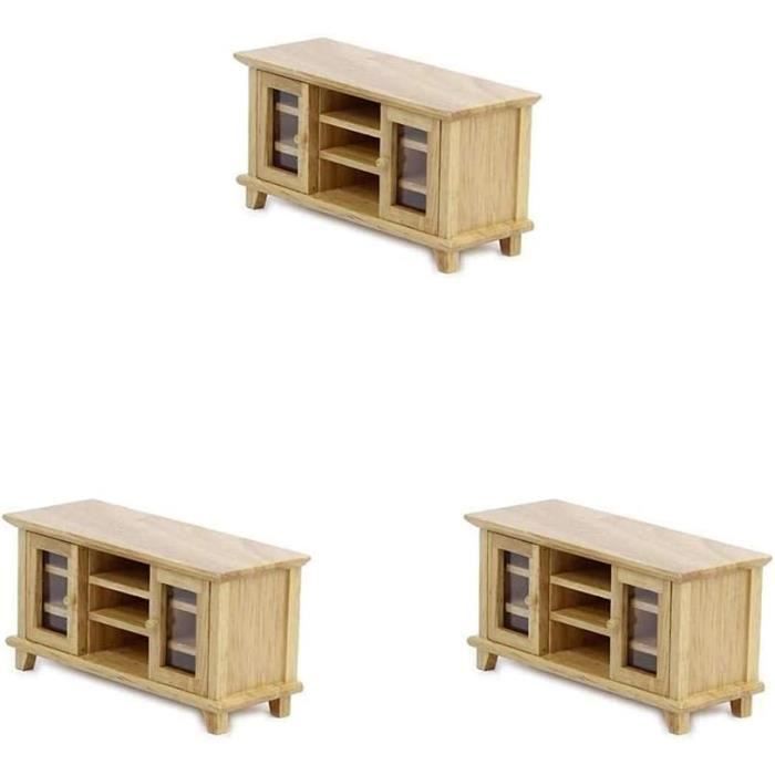 Lot De 2 Mini Canapés à Rayures Rouges Et Blanches – Meubles En Bois Et Tissu Pour Maison De Poupée 1:12, Déco Salon Miniature