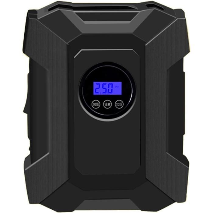 Compresseur D'air 12V Avec Manomètre Numérique – Gonfleur De Pneus Heavy Duty