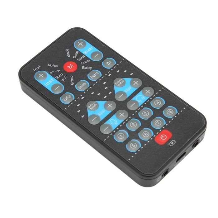 Changeur De Voix Portable Pour Téléphone Portable : Carte Son V300 Live Avec Bluetooth 4.0, Mélangeur Audio À Réduction De Bruit Pour Jeux Et Karaoké Du 23,7 € | DHgate