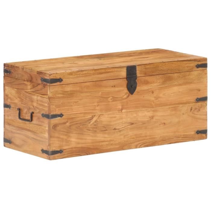 vidaXL Coffre 90x40x40 cm Bois dacacia solide 289641
