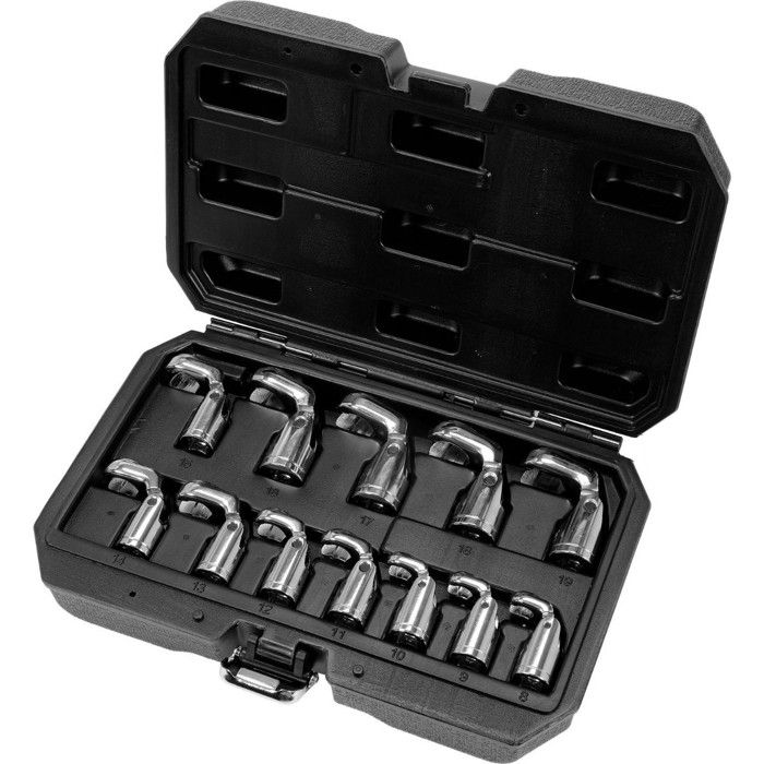 KS Tools Clé à tuyauter 6 pans CHROMEplus®, 16x18mm Clé - AGZ000758777