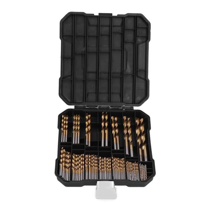 Kit De 15 Forets à Bois GYSRXS - Hélice Et Fraise Enfichable - HSS, Tailles 1/4" à 3/4" - Pour Bricolage