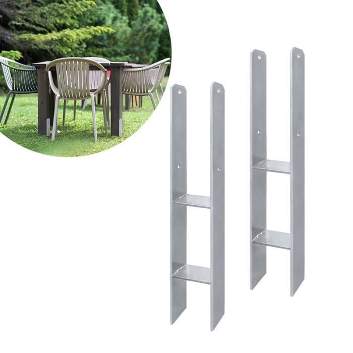 Lot De 2 Supports à Sceller Pour Radiateur En Fonte Type Traditionnel Longueur Axe 195 Mm Longueur Totale 230 Mm Ram 85049385