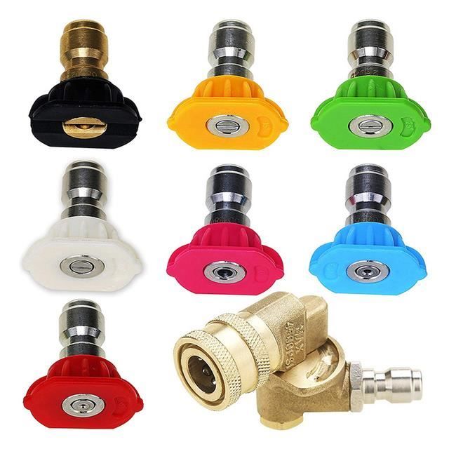 Buse Turbo à double pointe pour nettoyeur haute pression, buse Turbo
