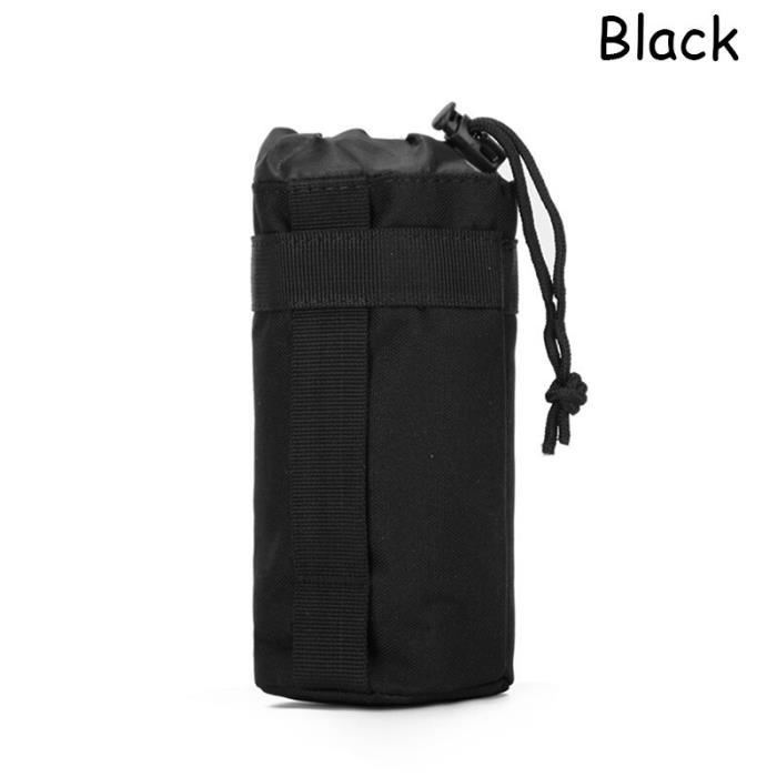 Sac Porte-bouteille Tactique Militaire Réglable - Nylon 600D étanche, Anneaux D - Pour Randonnée, Vélo, Camping, Plein Air
