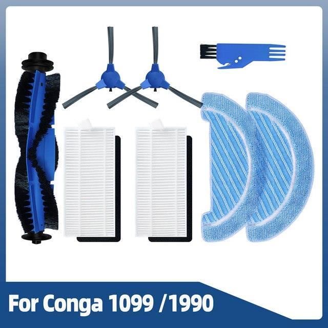 Accessoires de balayeuse,Set A--Pièces de rechange pour aspirateur Robot connecté Cecotec Conga Accessoires de balayeuse,Set A--Pièces de rechange pour aspirateur Robot connecté Cecotec Conga