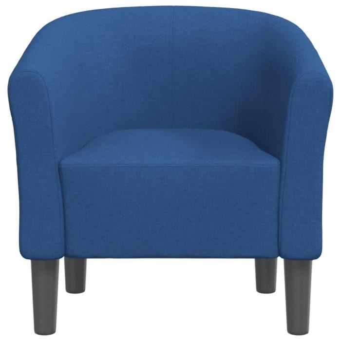 Fauteuil cabriolet - ZERODIS - YP011 - Tissu bleu - Dimensions 70x56x68 cm - Charge 110 kg