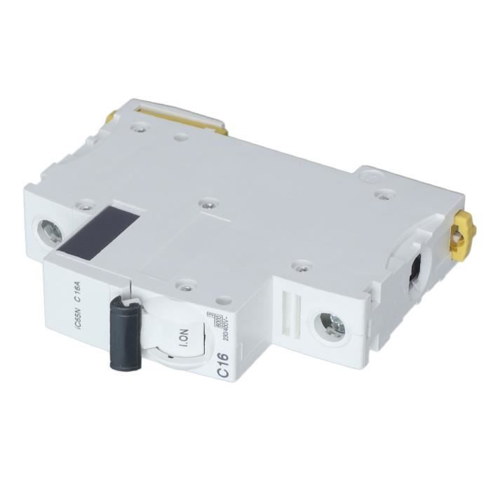 Disjoncteurs FI GAOUTO - Lot De 2 - 16A 230V 30mA - Protection Surcharge & Fuite - Pour Tableau Électrique