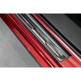 Seuils de porte V2A au design "Exclusive" pour Mazda 3 Typ BP année 2019- [Anthracite brossé]-1