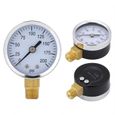 Atyhao Jauge de pression 1 pc Mini manomètre précis pour carburant Air huile eau liquide 0-200psi 1/4 'NPT montage fileté-1