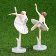 3 pièces Ballerine Figurines en danseur Sculpture décor pour la maison de bureau   STATUE - STATUETTE-1