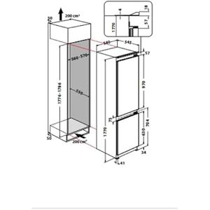 Balconnet bouteilles l=440 2092504055 pour Refrigerateur A.e.g