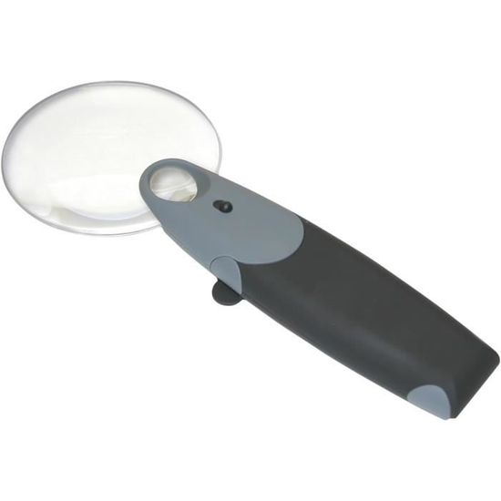 Loupe Main Libre Avec Lumière - Grossissement 10x, Flexible, Pour Lecture, Couture, Réparations - 10