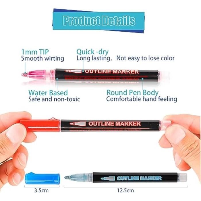 Lenski Jouet Fille 5-10 Ans, Cadeau Fille 4-12 Ans, 12 Feutres Paillettes Stylo Paillette Marqueur Magique Feutre Enfant pour Peinture Scrapbooking, Feutres Enfant Lenski Jouet Fille 5-10 Ans, Cadeau Fille 4-12 Ans, 12 Feutres Paillettes Stylo Paillette Marqueur Magique Feutre Enfant pour Peinture Scrapbooking, Feutres Enfant