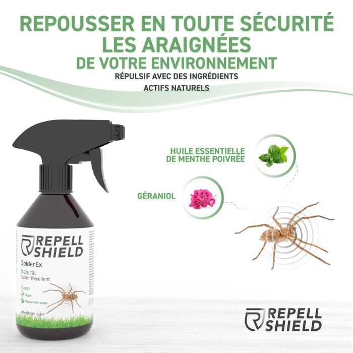 RepellShield Spray Anti Araignées Naturel - Produit Anti Araignées, 250 ml  - Cdiscount Au quotidien