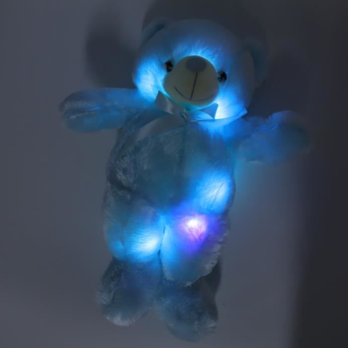 SALUTUYA ours en peluche LED Ours en peluche lumineux à LED, 19,68 pouces,  ours en peluche interactif de couleur jeux peluche - Cdiscount Jeux - Jouets