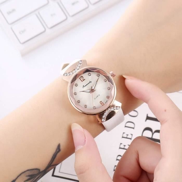 Montre de marque sales pas cher femme