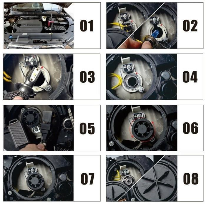 FORD Focus KA 2 Mondeo 2 Ampoules LED ODB Canbus plaque d'immatriculation