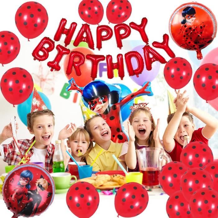 Acheter Ballon rond joyeux anniversaire en aluminium, décorations de fête  d'anniversaire pour enfants, ballon à hélium gonflable pour  réception-cadeau pour bébé