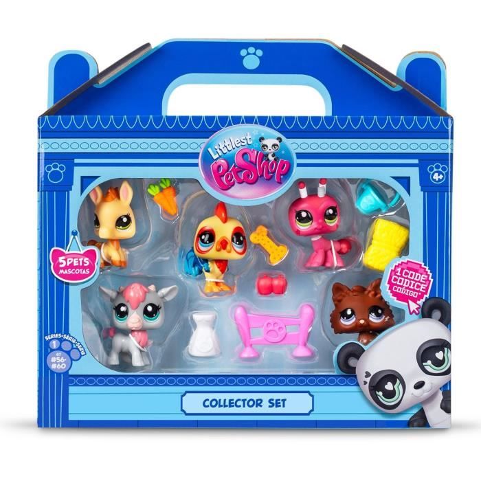 Bandai - Littlest Pet Shop - La Grande Maison des Pet Shop - Coffret de Jeu avec 2 Pet Shop Inclus et + 20 Accessoires - Mini-Figurines Animaux à Collectionner - Jouet