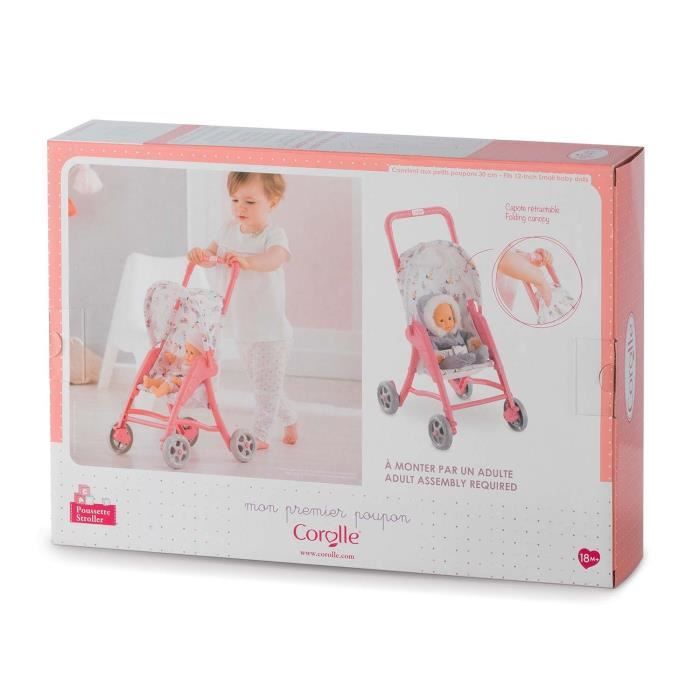 COROLLE Poussette pour poupon 30 cm - dès 18 mois - Cdiscount Jeux - Jouets