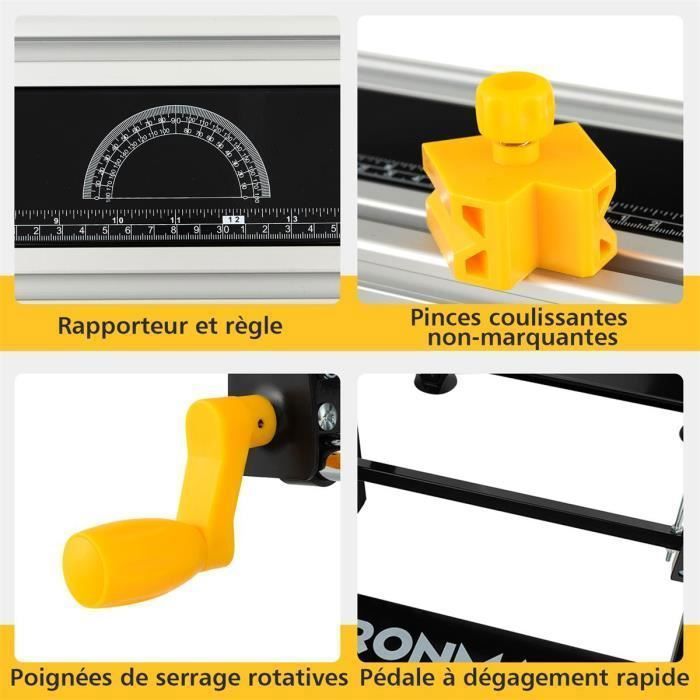 Établi Pliant 220 Lbs – Réglable, Avec Règle Et Rapporteur Intégrés !