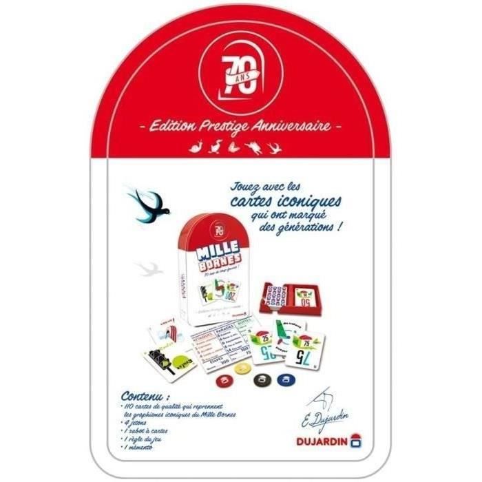 Jeu De Société Mille Bornes Le Grand Classique Dujardin - Jeu De Cartes Familial, 2 à 5 Joueurs, Dès 6 Ans